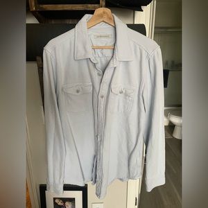 Outerknown Blanket Shirt Sz M. Heather Blue.